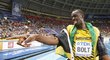 Chci být jako Pelé, Maradona a Ali, říká čerstvý mistr světa Bolt