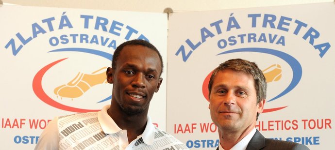Usain Bolt a Jan Železný