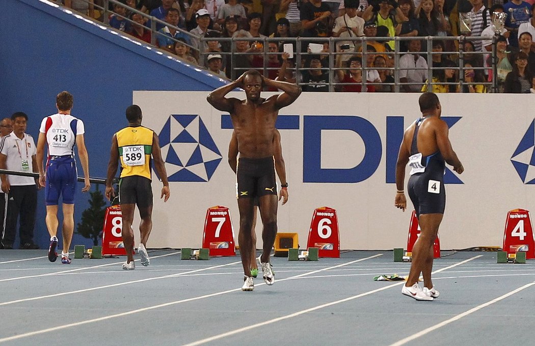 Usain Bolt zažil v Tegu největší průšvih své běžecké kariéry