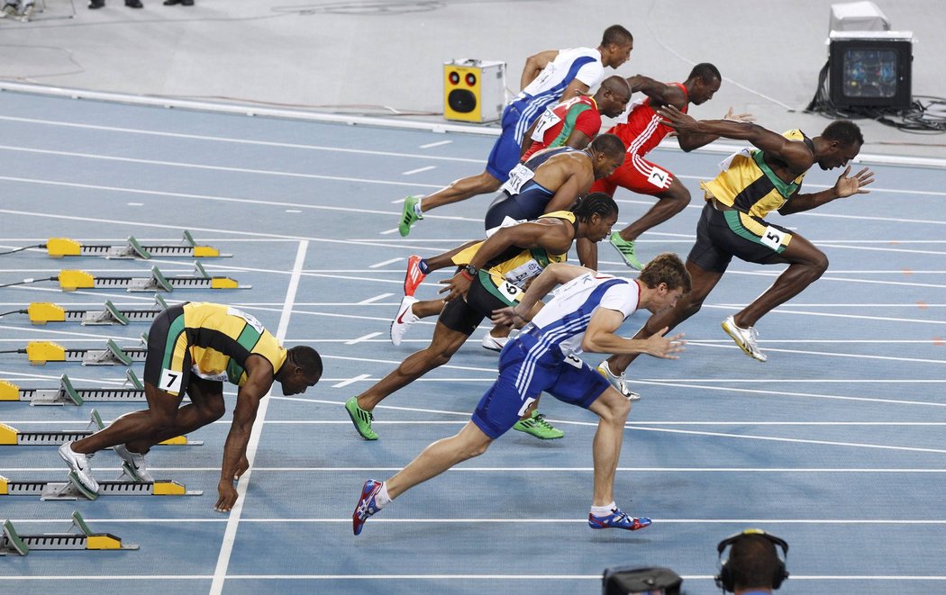 Ulitý start Usaina Bolta