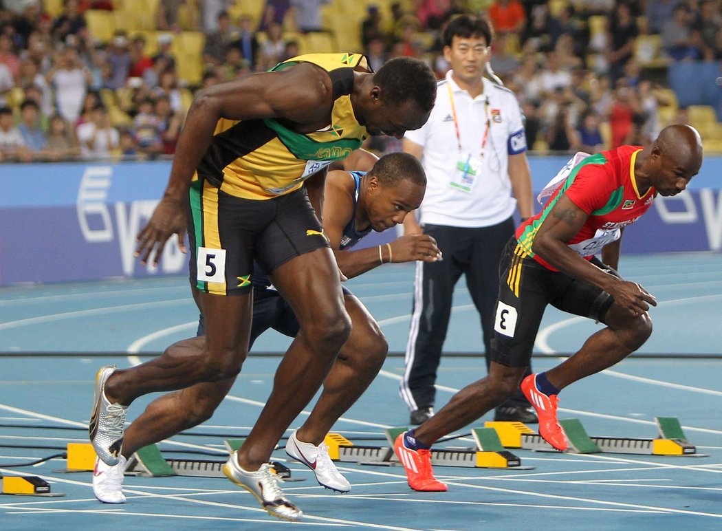 O tom, zda Bolt bude schopný vyhrát, se spekulovalo. Že zkazí start ale netipoval nikdo