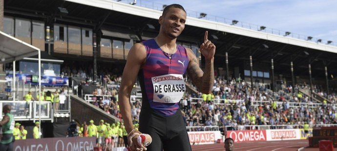 Na známý mítink Zlatá tretra zamíří i sprinter De Grasse