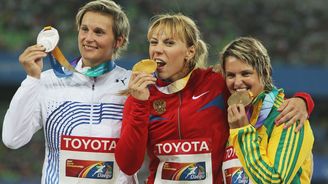 Další potvrzený ruský doping a Špotáková má díky tomu třetí titul mistryně světa