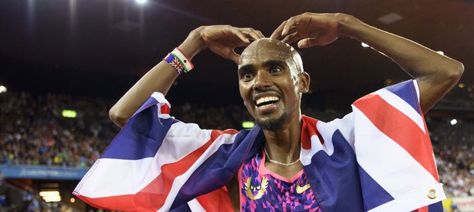 Britský vytrvalec Mo Farah ukončil kariéru vítězným závodem na 5000 metrů