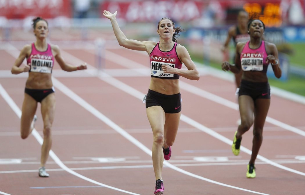 Zuzana Hejnová se raduje z dalšího skvělého výkonu