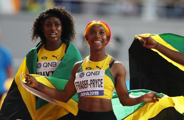 Shelly-Ann Fraser-Pryceová je čtyřnásobná mistryně světa v běhu na 100 metrů Shelly-Ann Fraser-Pryceová je čtyřnásobná mistryně světa v běhu na 100 metrů