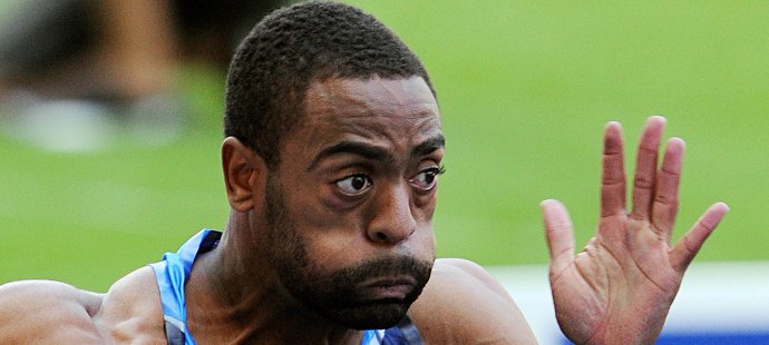 Americký sprinter Tyson Gay se blýskl na jamajské půdě skvělým časem na stovce