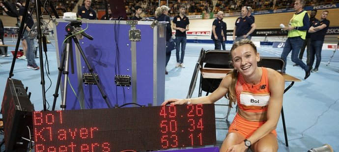 Femke Bolová překonala 41 let starý halový světový rekord Kratochvílové na 400 m