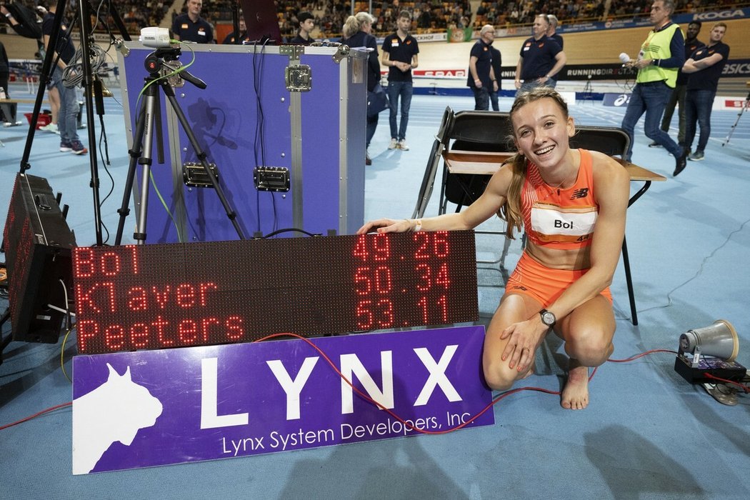 Femke Bolová překonala 41 let starý halový světový rekord Kratochvílové na 400 m