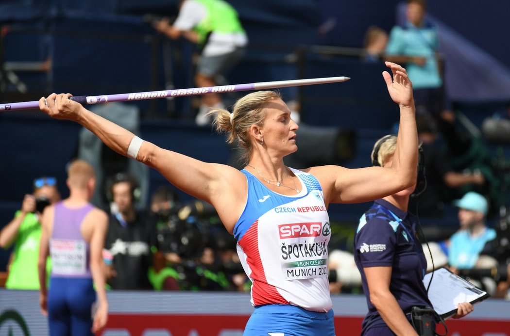 Zkušená reprezentantka v hodu oštěpem Barbora Špotáková prošla kvalifikací