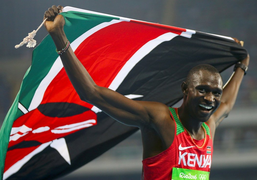 Keňský rekordman v běhu na 800 metrů David Rudisha prošel rukama Colma O´Conella