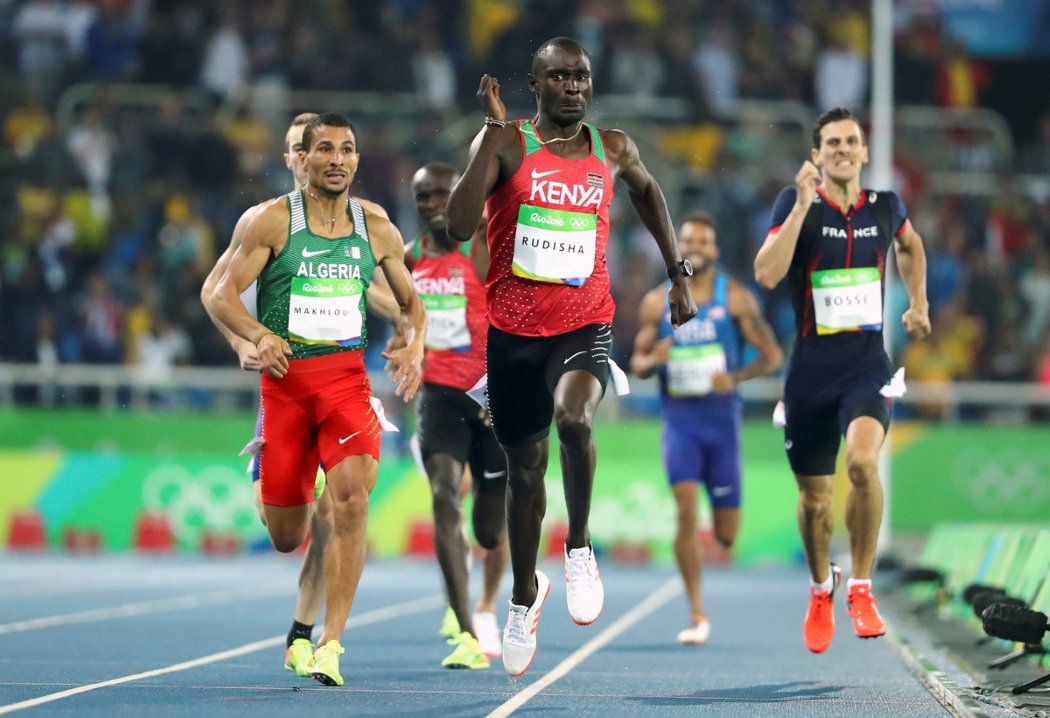 Keňský rekordman v běhu na 800 metrů David Rudisha prošel rukama Colma O´Conella