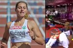 Česká atletka Eliška Klučinová se převlékala během olympijského sedmiboje. V momentě, kdy si svlékala kalhotky, ji zabraly kamery