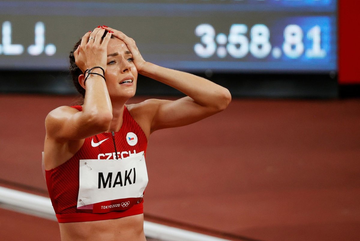 Kristiina Mäki zaběhla nový rekord v běhu na 1 500 metrů v olympijském semifinále a čeká ji finále.