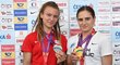 Lada Vondrová a Barbora Malíková, medailistky z ME U23