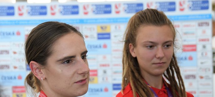 Lada Vondrová a Barbora Malíková, medailistky z ME U23