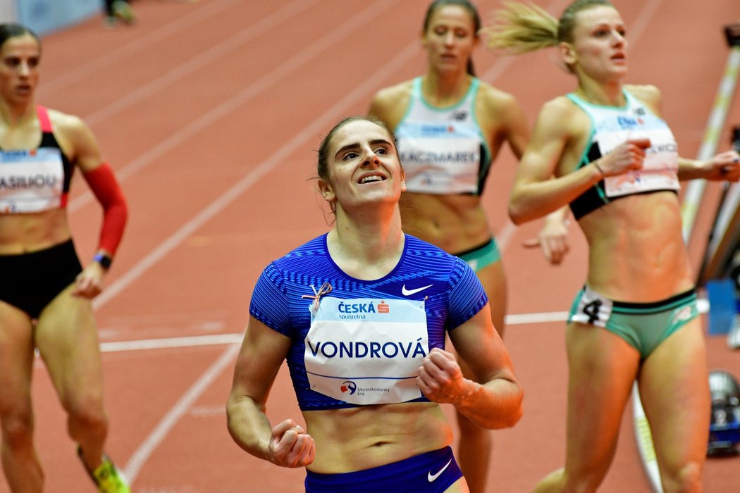 Lada Vondrová na Czech Indoor Gala v Ostravě