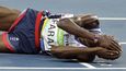 Mo Farah dokázal zvítězit, i když se pro něj závod nevyvíjel vůbec dobře