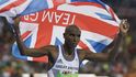 Mo Farah dokázal zvítězit, i když se pro něj závod nevyvíjel vůbec dobře