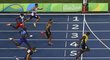 Usain Bolt na dvoustovce v Riu opět výrazně předčil své soupeře