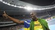 Jamajský sprinter Usain Bolt po suverénní výhře na dvousetmetrové trati v Riu