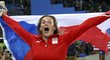 Česká oštěpařka Barbora Špotáková slaví zisk bronzové medaile na olympiádě v Riu