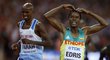 Muktar Edris na MS v Londýně vyhrál běh na 5000 metrů a slavil jako poražený Mo Farah