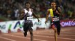 Americký sprinter Noah Lyles během závodu Diamantové ligy v Bruselu na trati 200 metrů