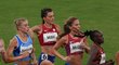 Kristiina Mäki běží finále patnáctistovky
