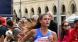 Česká běžkyně Marcela Joglová v průběhu maratonu na mistrovství Evropy 2022