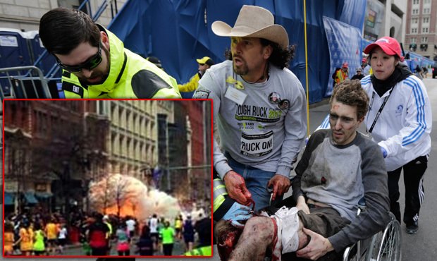 V cíli maratonu v americkém Bostonu se dnes udály dvě silné exploze. Podle policie zemřeli dva lidé, jiné zdroje uvádějí tři mrtvé. Dalších 22 lidí utrpělo zranění.