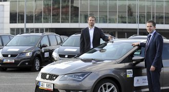 Evropská atletická elita přijíždí do Prahy ve vozech SEAT