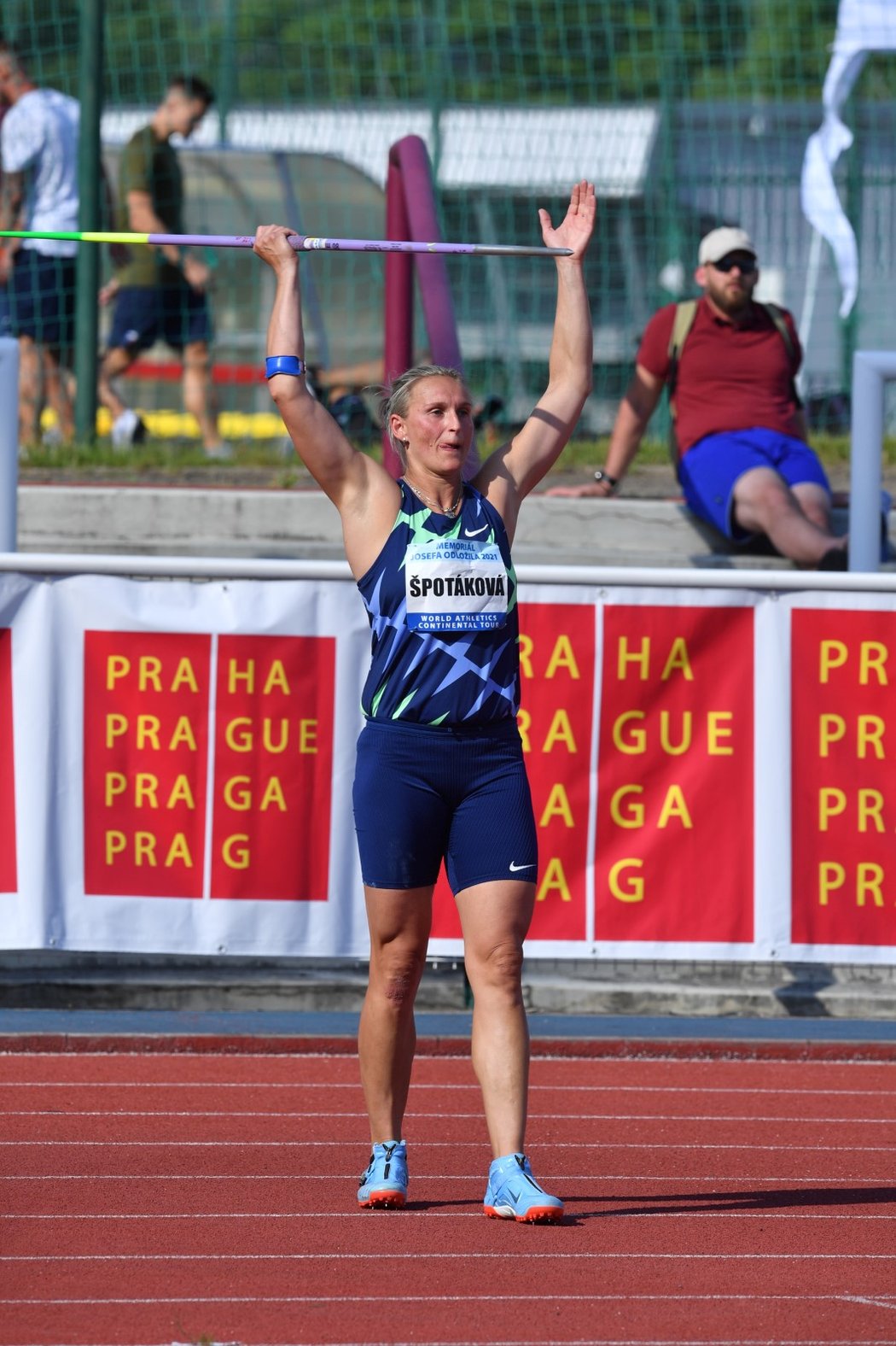 Barbora Špotáková na Memoriálu Josefa Odložila na pražské Julisce