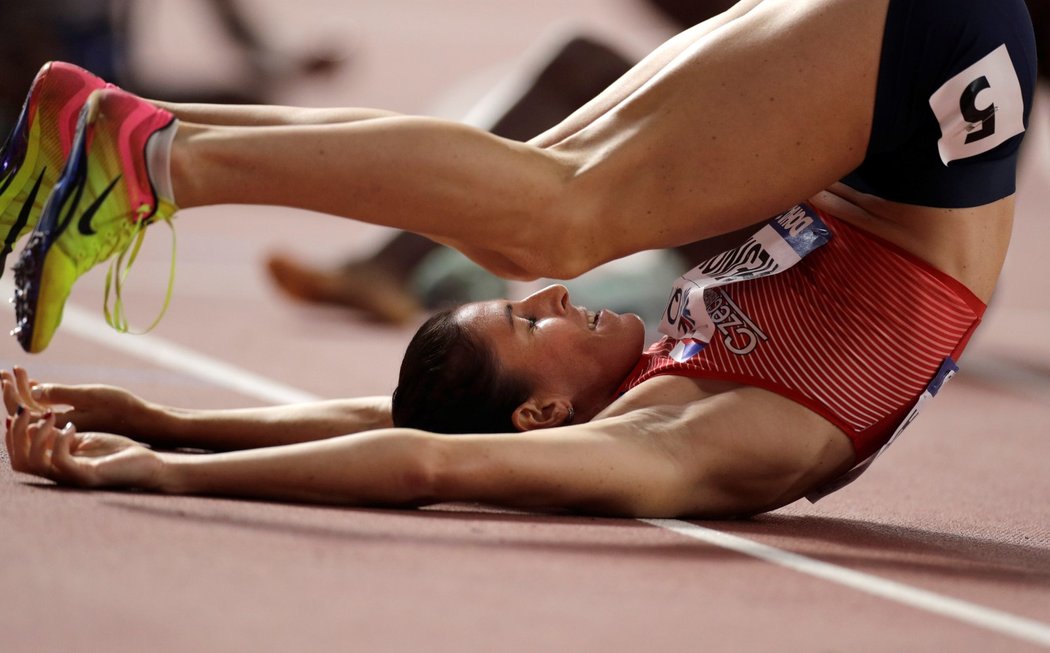 Zuzana Hejnová po semifinále závodu na 400 metrů překážek
