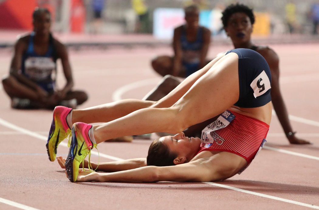 Zuzana Hejnová po semifinále závodu na 400 metrů překážek