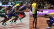 Usain Bolt zaspal na startu, vítěz Justin Gatlin se mu pak poklonil