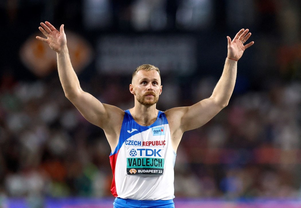 Jakub Vadlejch získal na mistrovství světa v Budapešti bronzovou medaili