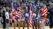 Štafety na 4x100 metrů ovládli na MS v Budapešti Američané, mezi muži i ženami