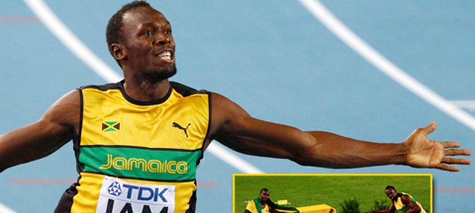 Je to tam! Usain Bolt dovedl jamajskou štafetu ke zlatým medailím, navíc ve světovém rekordu