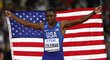 Američan Christian Coleman získal v běhu na 100 metrů stříbrnou medaili