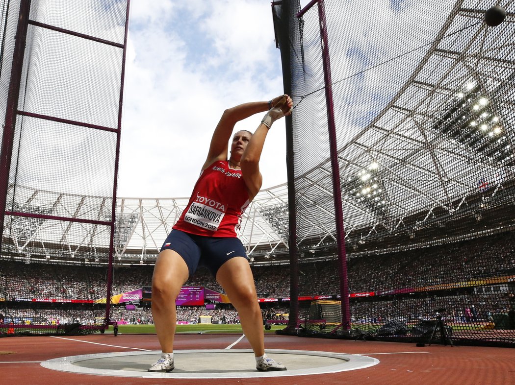 Kladivářka Kateřina Šafránková postoupila do finále mistrovství světa v atletice 2017 v Londýně