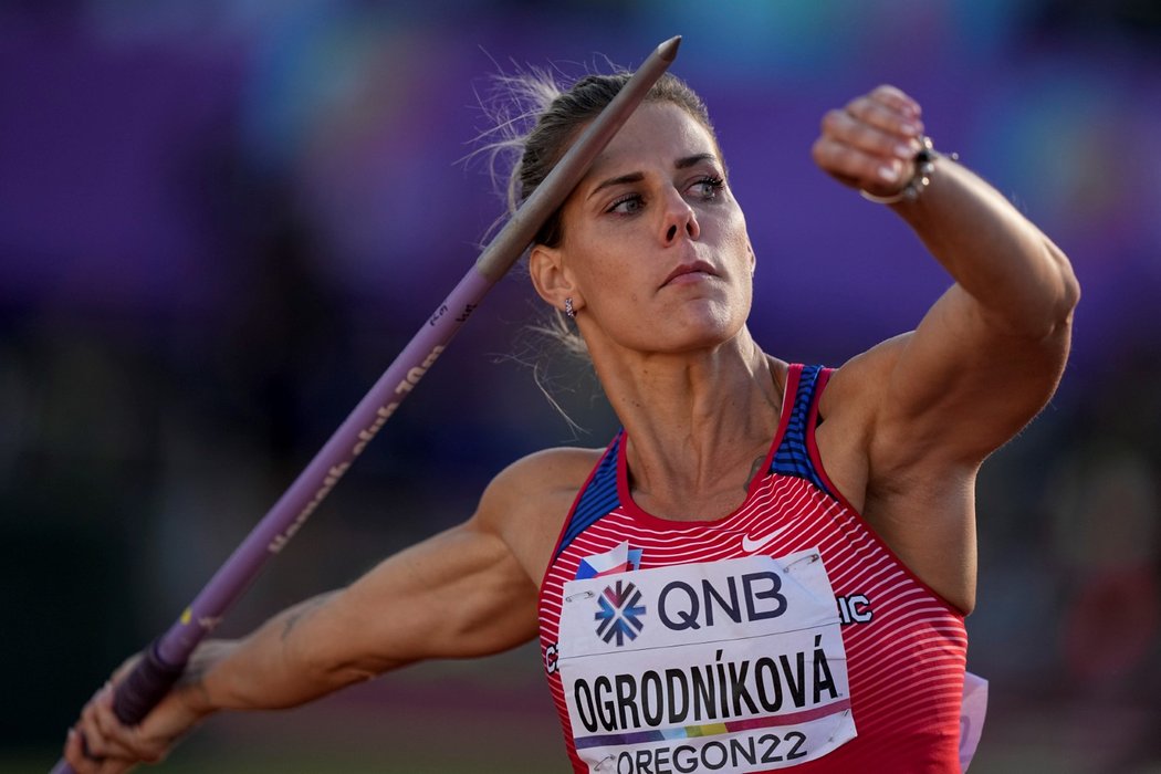 Česká oštěpařka Nikola Ogrodníková skončila osmá výkonem 60,18 cm