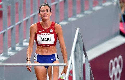 Kristiina Mäki se slzami v očích vstřebávala, že zaběhla nový český rekord