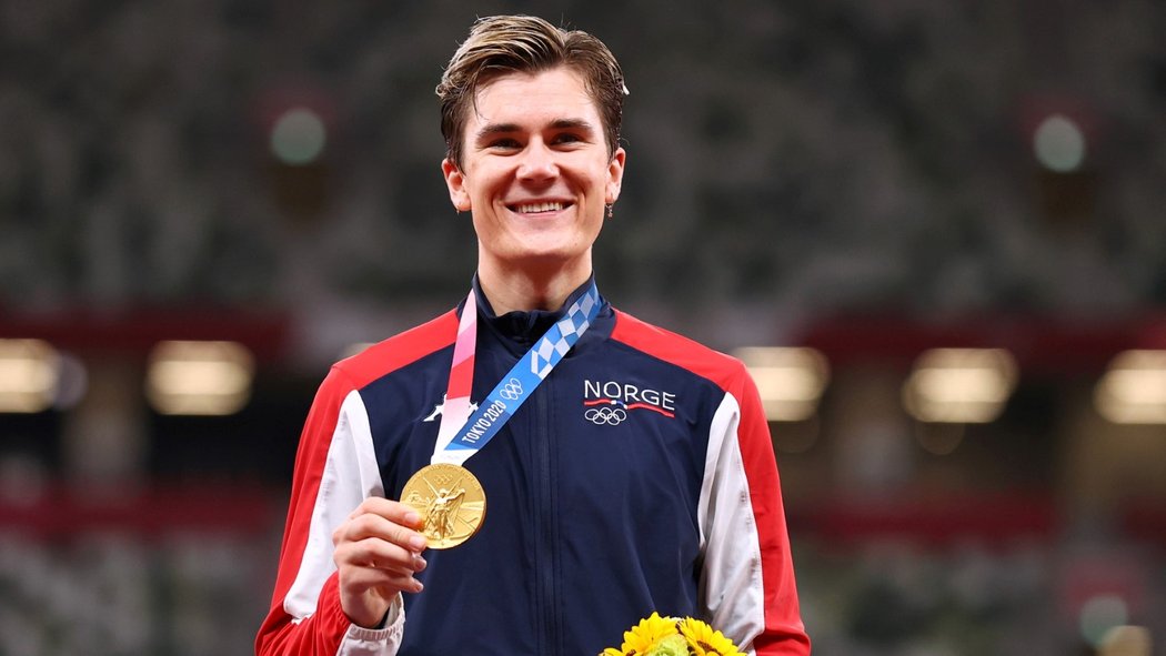 Na LOH v Tokiu byl Jakob Ingebrigtsen v cíli v novém olympijském rekordu