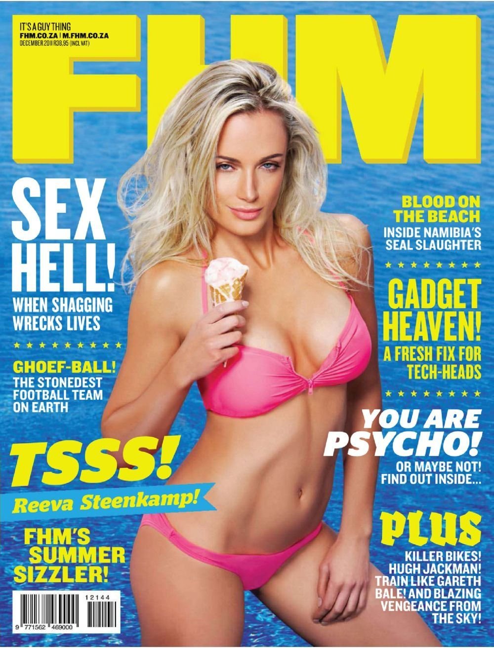 Reeva Steenkampová se objevila na obálce časopisu FHM