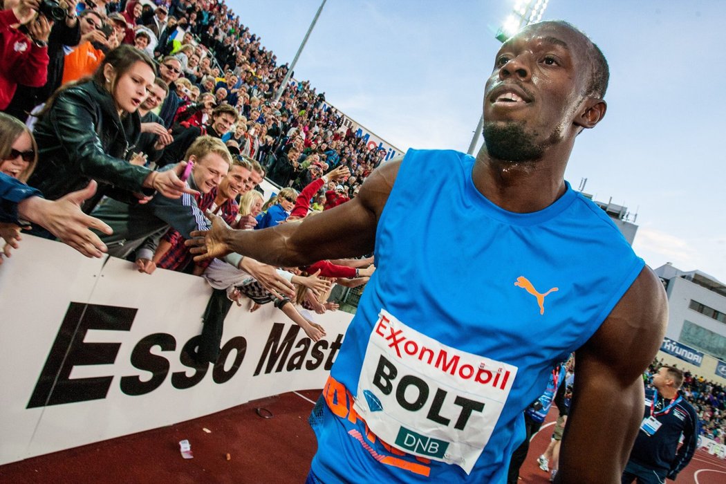 Usain Bolt byl v Oslu nejrychlejší, krajan Asafa Powell mu ale dýchal na záda