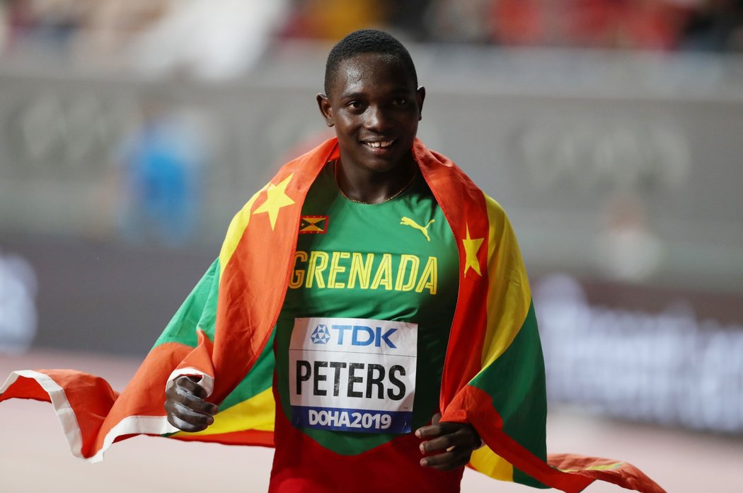 Oštěpař Anderson Peters z Grenady vybojoval na MS v atletice zlatou medaili