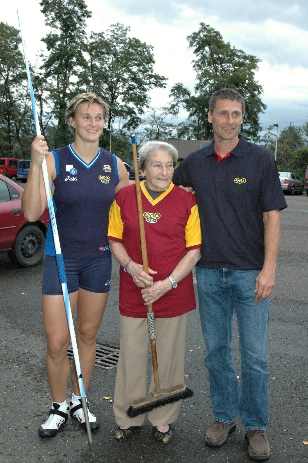 Barbora Špotáková , Dana Zátopková a Jan Železný.