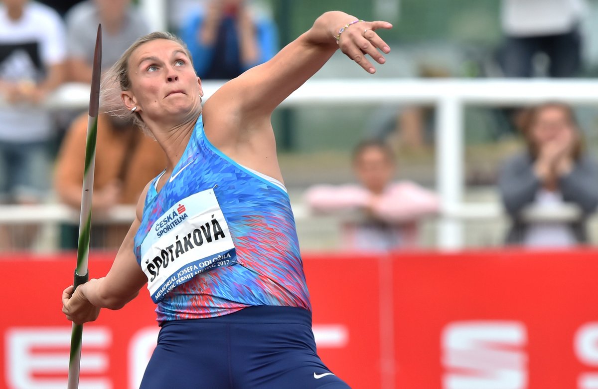 Oštěpařka Barbora Špotáková vyhrála Odložilův memoriál, tentokrát na domácím stadionu na Julisce triumfovala díky hodu dlouhému 62,88 metru ze druhé série