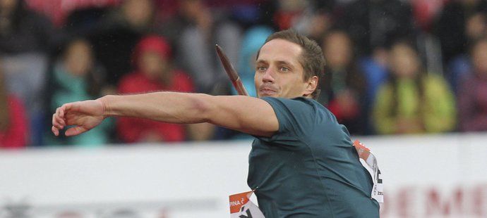 Vítězslav Veselý byl druhý na Diamantové lize v Lausanne za 87,97 metru